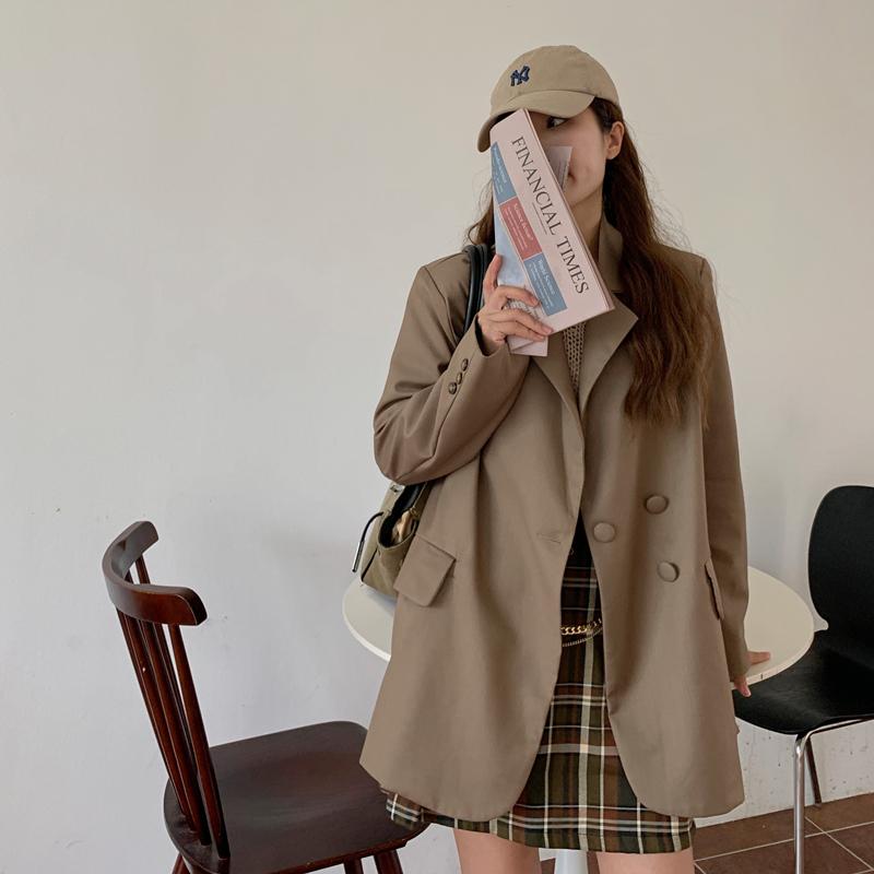 Women's Suits & Blazers Casual Lady's Outwear Spring Blazer Mint Green Long Sleeve Solid Color Buttons Famale's V-Neck Jacket, Black
Women's Suits & Blazers Casual Lady's Outwear Spring Blazer Mint Green Long Sleeve Solid Color Buttons Famale's V-Neck Jacket, Black