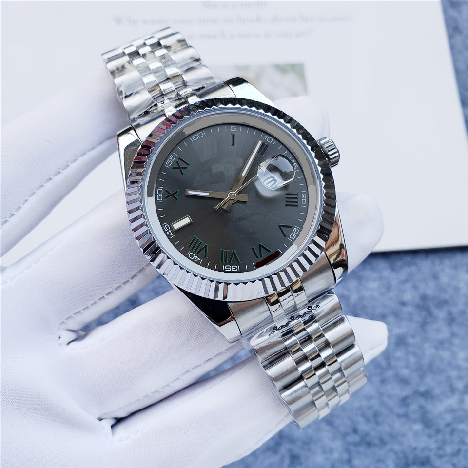 Watch Automatic Mechanical Mens Watches 41mm Silver Wristband Waterproof All Stainless Steel Wristband Fashion Designer Wristwatch b81, Color3
Watch Automatic Mechanical Mens Watches 41mm Silver Wristband Waterproof All Stainless Steel Wristband Fashion Designer Wristwatch b81, Color3