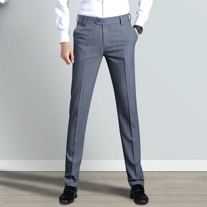 Men's Suits Men Casual Pants Slim Fit Stretch Spring Autumn Arrivals Fashion Button Desinger Men's Clothing Male Work Trousers A24, Black
Men's Suits Men Casual Pants Slim Fit Stretch Spring Autumn Arrivals Fashion Button Desinger Men's Clothing Male Work Trousers A24, Black