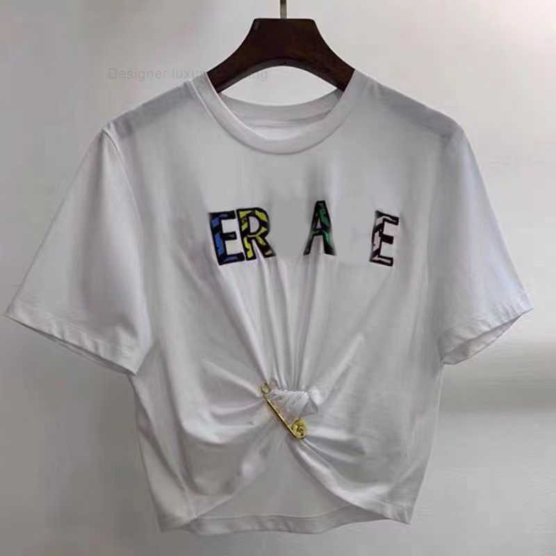 Spring Summer 2023 New Starfish Graffiti Printed Metal Pin Short T-shirt White Color Letter Women's Top, 03
Spring Summer 2023 New Starfish Graffiti Printed Metal Pin Short T-shirt White Color Letter Women's Top, 03