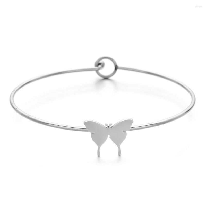 Charm Bracelets ZMZY Titanium Stainless Steel Girls Simple Fashion Animal Butterfly Bracelet Wholesale For Women Jewelry
Charm Bracelets ZMZY Titanium Stainless Steel Girls Simple Fashion Animal Butterfly Bracelet Wholesale For Women Jewelry