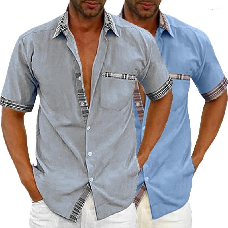 Men's Casual Shirts Mens Solid Color Cotton Loose Button T Blouse Tops With Pockets Short Sleeve Breathable Summer, 05
Men's Casual Shirts Mens Solid Color Cotton Loose Button T Blouse Tops With Pockets Short Sleeve Breathable Summer, 05