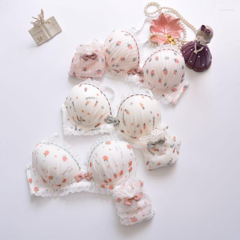 Bras Sets Plus Size Kawaii Push Up Bra Girl Cute Bow Floral Summer Dot Small Fresh Comfortable Underwear ABCD Cup, Peach
Bras Sets Plus Size Kawaii Push Up Bra Girl Cute Bow Floral Summer Dot Small Fresh Comfortable Underwear ABCD Cup, Peach