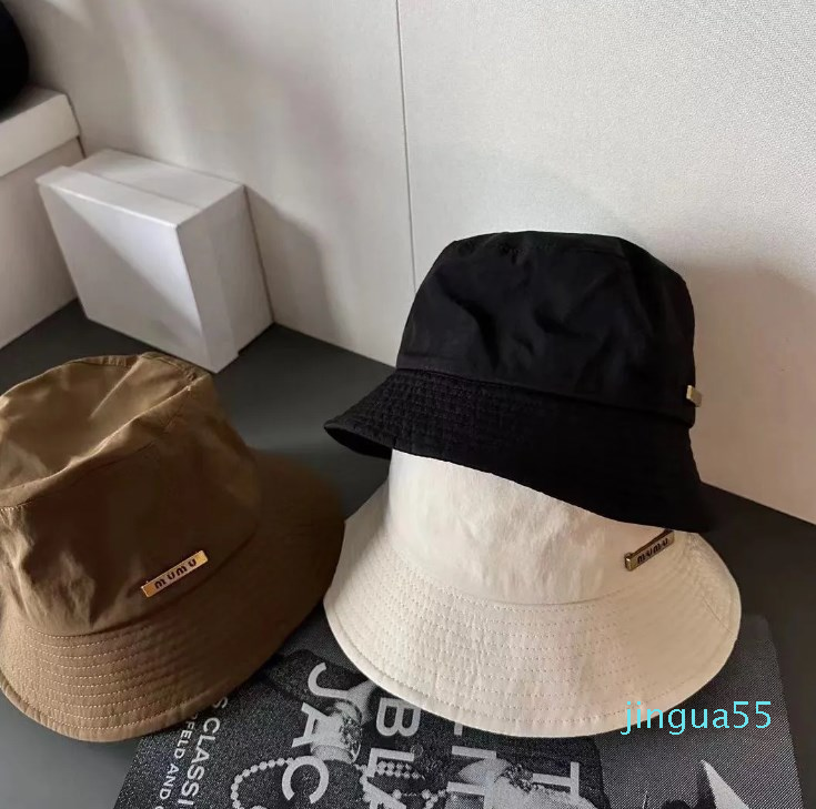 Women's Summer Designer bucket hat Outdoor Vacation Travel Sun Protection and Shading Metal Letter Printing Wide Brim Hats, Black
Women's Summer Designer bucket hat Outdoor Vacation Travel Sun Protection and Shading Metal Letter Printing Wide Brim Hats, Black