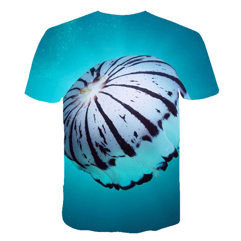 Caiyexin Men's Clothing Men's T-shirt Summer Boys 3D Jellyfish A Sense Of Niche Design Ocean Fashion Discount, 12
Caiyexin Men's Clothing Men's T-shirt Summer Boys 3D Jellyfish A Sense Of Niche Design Ocean Fashion Discount, 12