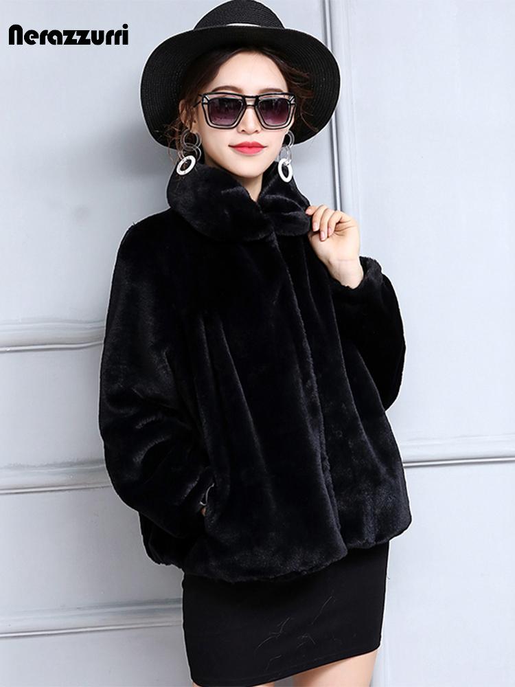 Fur Nerazzurri Autumn Short Light Soft Faux Fur Jacket Women Long Sleeve High Waist Casual Loose Korean Fashion Pleated Fluffy Coat, Black
Fur Nerazzurri Autumn Short Light Soft Faux Fur Jacket Women Long Sleeve High Waist Casual Loose Korean Fashion Pleated Fluffy Coat, Black