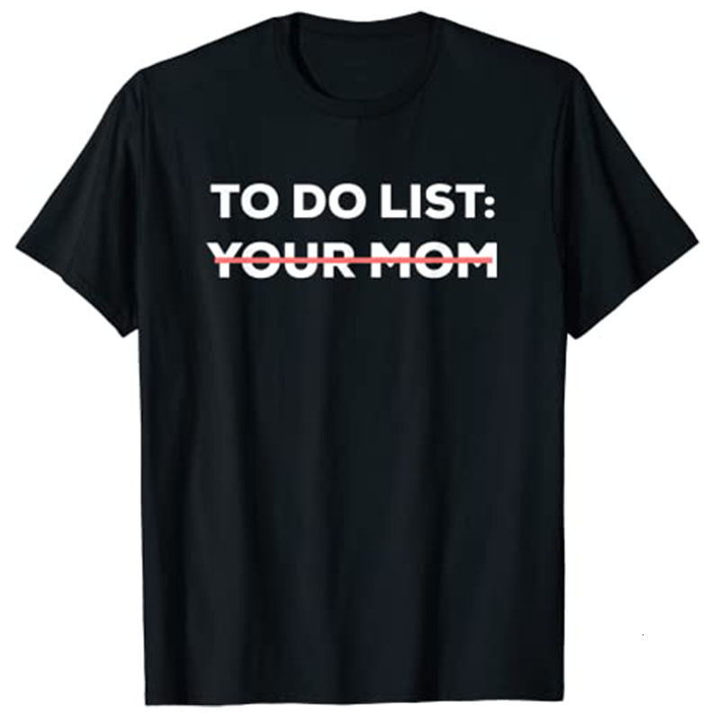 Womens TShirt Funny To Do List Your Mom Sarcasm Sarcastic Saying Men Women Tops 230420, Navy blue
Womens TShirt Funny To Do List Your Mom Sarcasm Sarcastic Saying Men Women Tops 230420, Navy blue