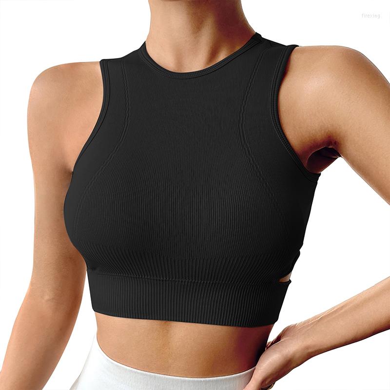 Women' Tanks Crop Tops Women Solid Color Basic T-shirts Vest Round Neck Top Sleeveless Streetwear Sexy Hollow Yoga Rib-Knit Tank, Bra-black
Women' Tanks Crop Tops Women Solid Color Basic T-shirts Vest Round Neck Top Sleeveless Streetwear Sexy Hollow Yoga Rib-Knit Tank, Bra-black