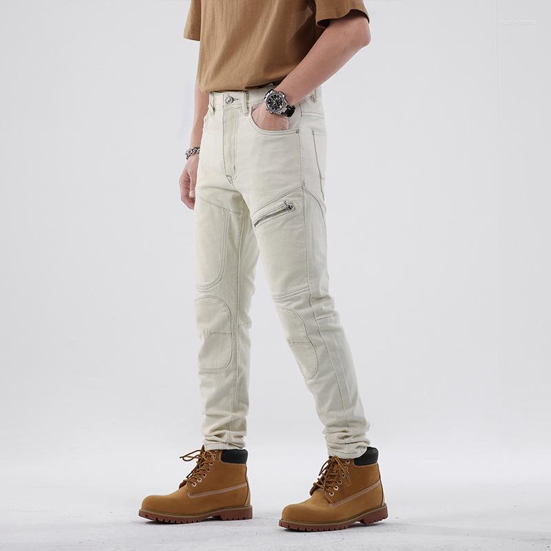 Men's Jeans Men's Fashion Trendyol Streetwear Punk Calca Rock Motorcycle Mens Slim, Khaki
Men's Jeans Men's Fashion Trendyol Streetwear Punk Calca Rock Motorcycle Mens Slim, Khaki