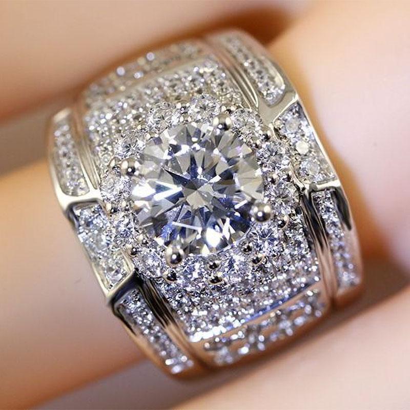Wedding Rings Luxury White Zircon Engagement For Women Men Trendy Female Male Jewelry Birthday Party Valentine GiftWeddingWedding
Wedding Rings Luxury White Zircon Engagement For Women Men Trendy Female Male Jewelry Birthday Party Valentine GiftWeddingWedding