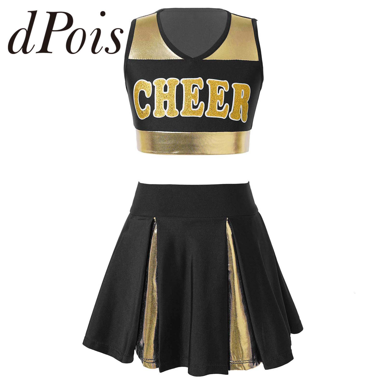 Cheerleading Kids Girls Cheerleading Costume CHEER Dance Clothes Set Letter Print Top with Skirt Children Cheerleading Uniforms Dancewear 230420
Cheerleading Kids Girls Cheerleading Costume CHEER Dance Clothes Set Letter Print Top with Skirt Children Cheerleading Uniforms Dancewear 230420
