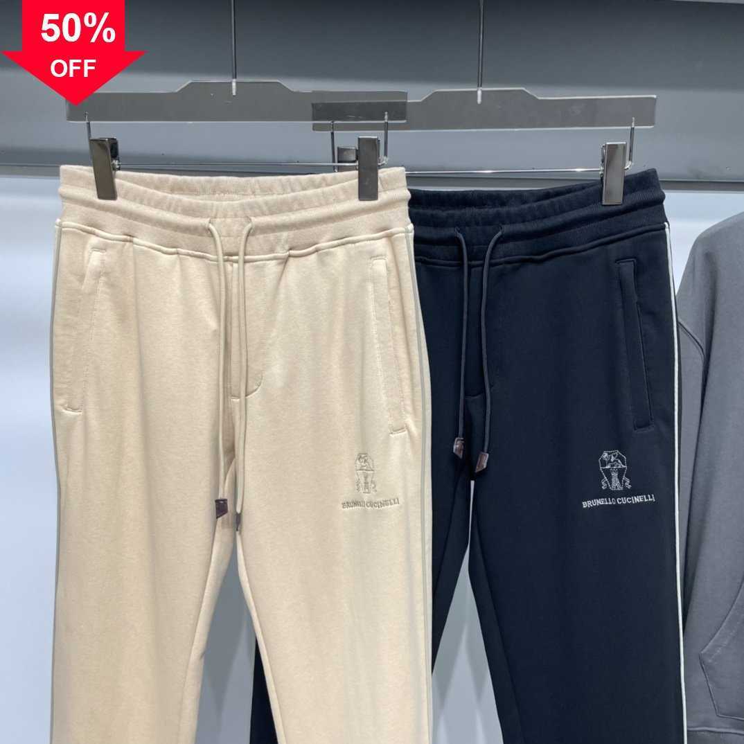 Men' Pants Men Trousers Brunello Cucinelli Casual Pant in Autumn and Winter Pure Cotton Apricot Black Sweatpants with Pockets to 2xl size, Beige
Men' Pants Men Trousers Brunello Cucinelli Casual Pant in Autumn and Winter Pure Cotton Apricot Black Sweatpants with Pockets to 2xl size, Beige