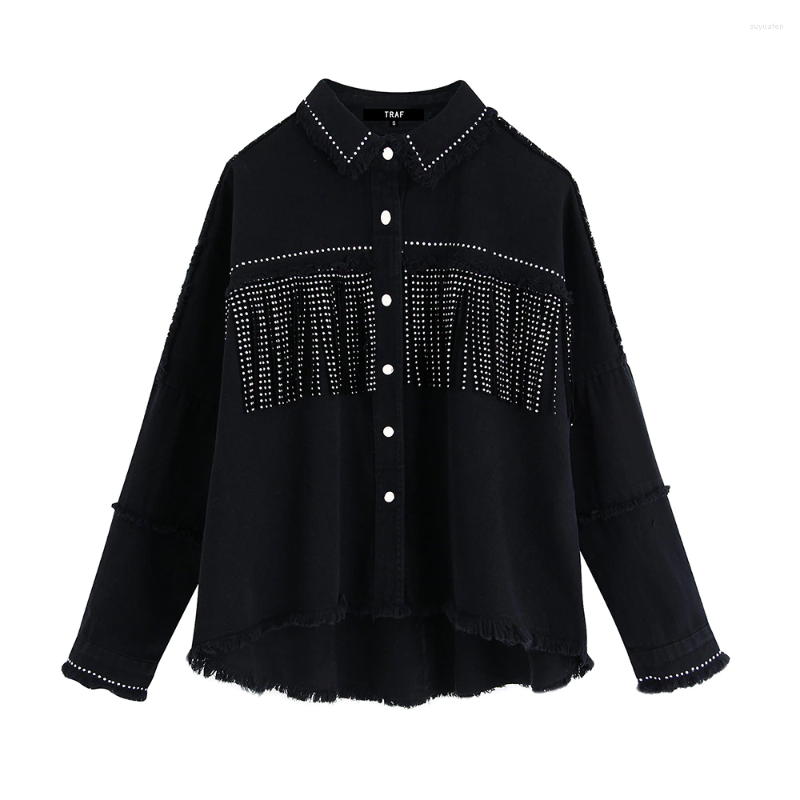 Women' Jackets Women Stylish Tassel Beaded Oversized Denim Jacket Coat Vintage Fashion Long Sleeve Frayed Trim Outerwear Chic Loose Tops, Ivory
Women' Jackets Women Stylish Tassel Beaded Oversized Denim Jacket Coat Vintage Fashion Long Sleeve Frayed Trim Outerwear Chic Loose Tops, Ivory