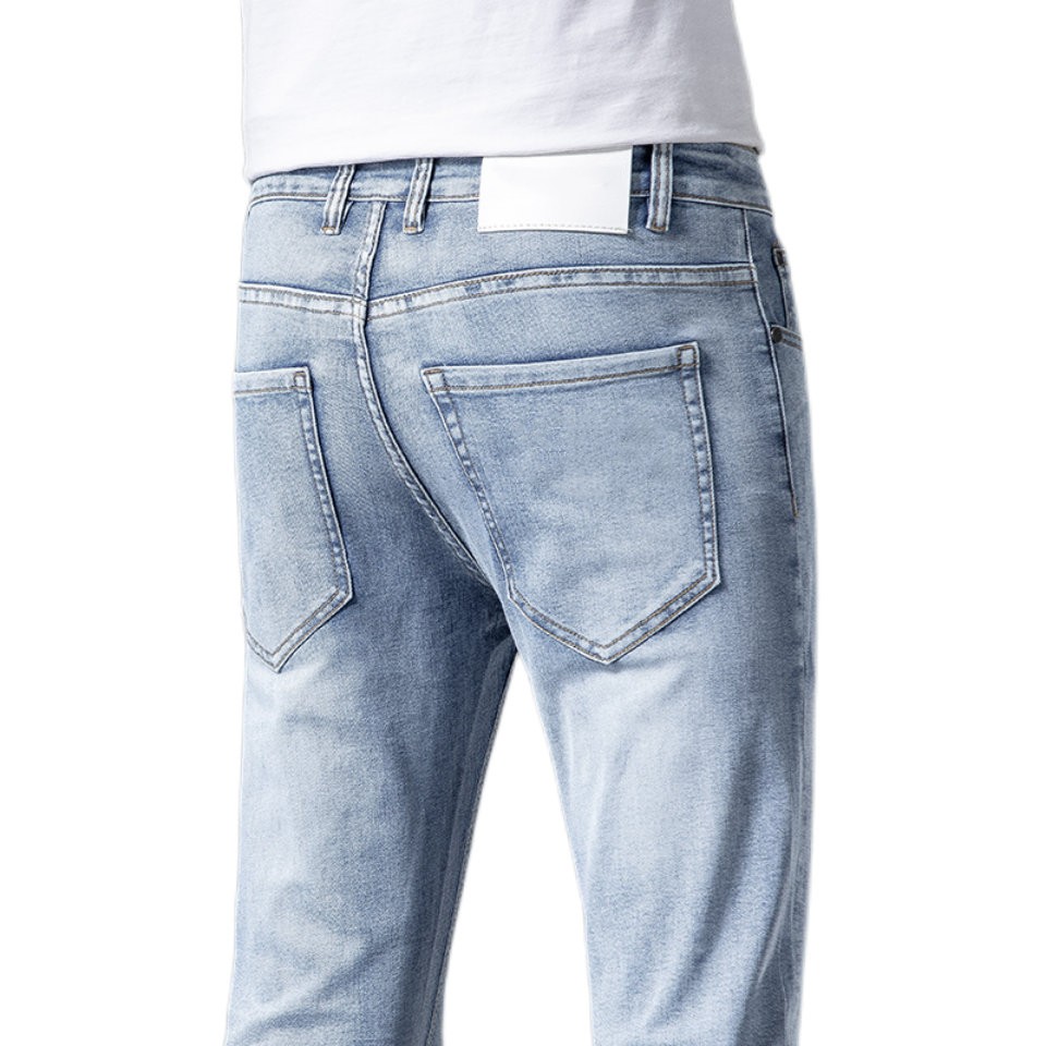Men's Jeans Spring Summer Thin Men Slim Fit European American High-end Brand Small Straight Double F Pants F215-7, F208
Men's Jeans Spring Summer Thin Men Slim Fit European American High-end Brand Small Straight Double F Pants F215-7, F208