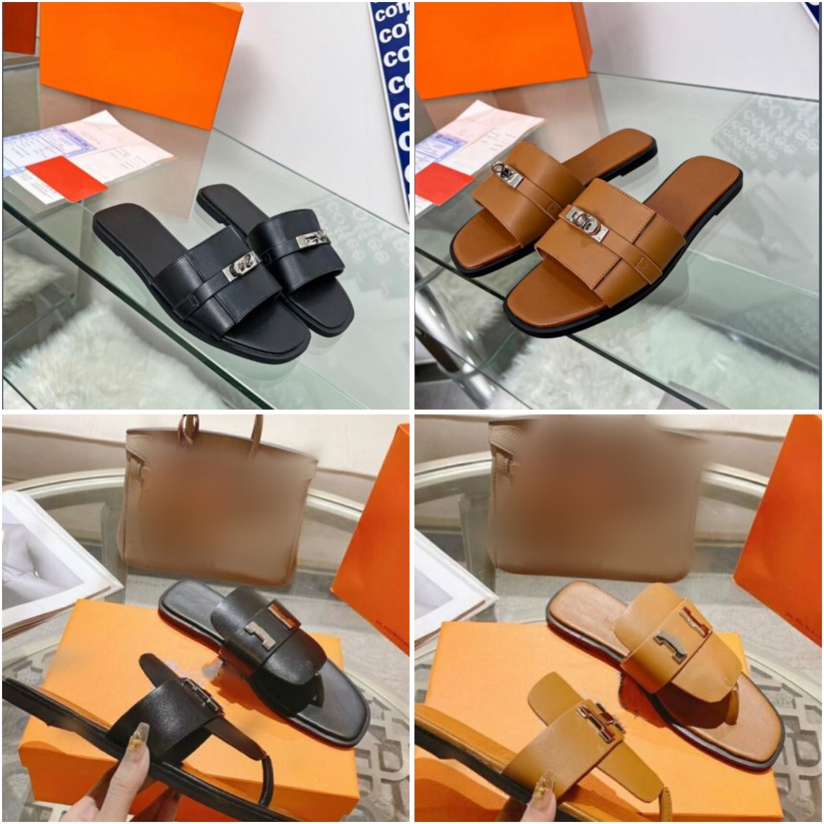 With Box Designer Galerie Sandals Giulia Women's Brown Slippers Camel Leather Rubber Fashion White Flat Jelly Beach Party Shoes
With Box Designer Galerie Sandals Giulia Women's Brown Slippers Camel Leather Rubber Fashion White Flat Jelly Beach Party Shoes