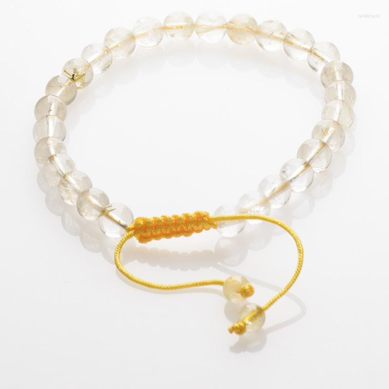 Strand Vintage Adjustable Braid Bracelet For Men Natural Rutilated Quartz Polished Round Stone 6mm Beads Woven Pulsera Women Jewelry
Strand Vintage Adjustable Braid Bracelet For Men Natural Rutilated Quartz Polished Round Stone 6mm Beads Woven Pulsera Women Jewelry