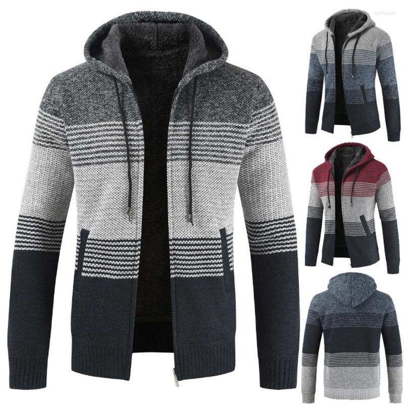 Men's Sweaters Fashion Winter Thicken Knitting Sweater Jacket Coats For Men Splice Colors Cardigan Zipper Casual Fleece Hooded Outerwear, Blue
Men's Sweaters Fashion Winter Thicken Knitting Sweater Jacket Coats For Men Splice Colors Cardigan Zipper Casual Fleece Hooded Outerwear, Blue