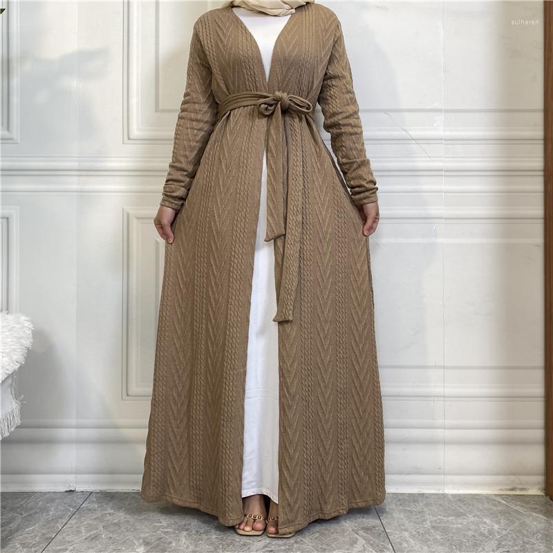 Ethnic Clothing Cardigan Women Knitted Sweater Fashion Autumn Winter Hijab Muslim Jersey Long Dress Vintage Abaya Turkey Kaftan Jalabiya
Ethnic Clothing Cardigan Women Knitted Sweater Fashion Autumn Winter Hijab Muslim Jersey Long Dress Vintage Abaya Turkey Kaftan Jalabiya