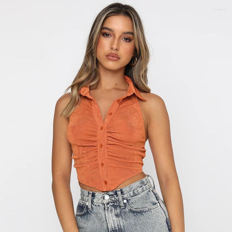 Women' Tanks Women Button Up Tank Tops Fashion Solid Halter Cardigan Sexy Backless Short Y2k V-Neck Camisole Female Sleeveless Crop, Green
Women' Tanks Women Button Up Tank Tops Fashion Solid Halter Cardigan Sexy Backless Short Y2k V-Neck Camisole Female Sleeveless Crop, Green