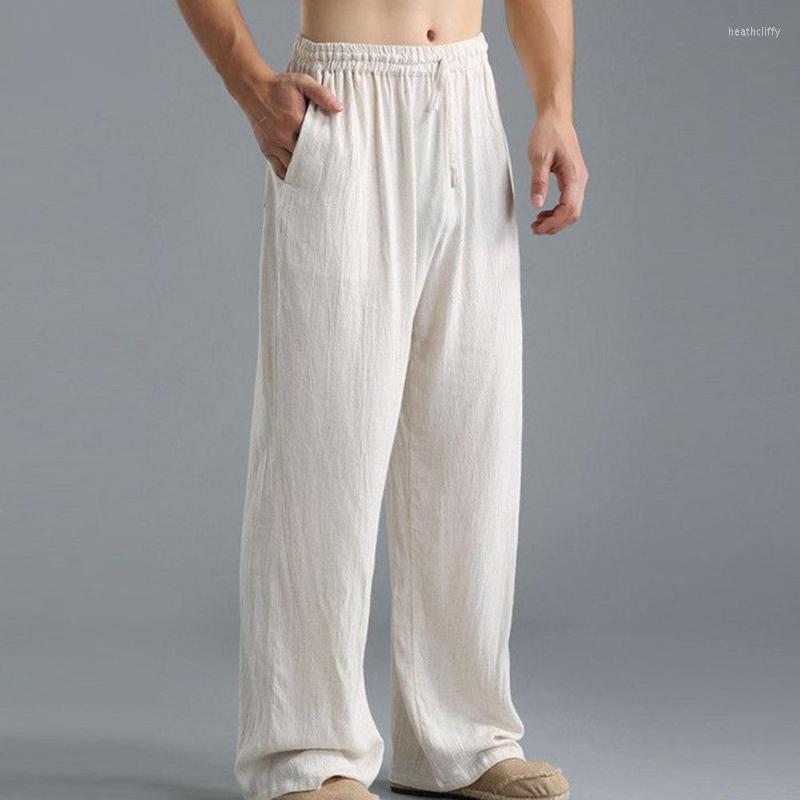 Men's Pants Plus Size Men Cotton Linen Long Elastic Waist Loose Straight TrousersMen's Heat22, White
Men's Pants Plus Size Men Cotton Linen Long Elastic Waist Loose Straight TrousersMen's Heat22, White