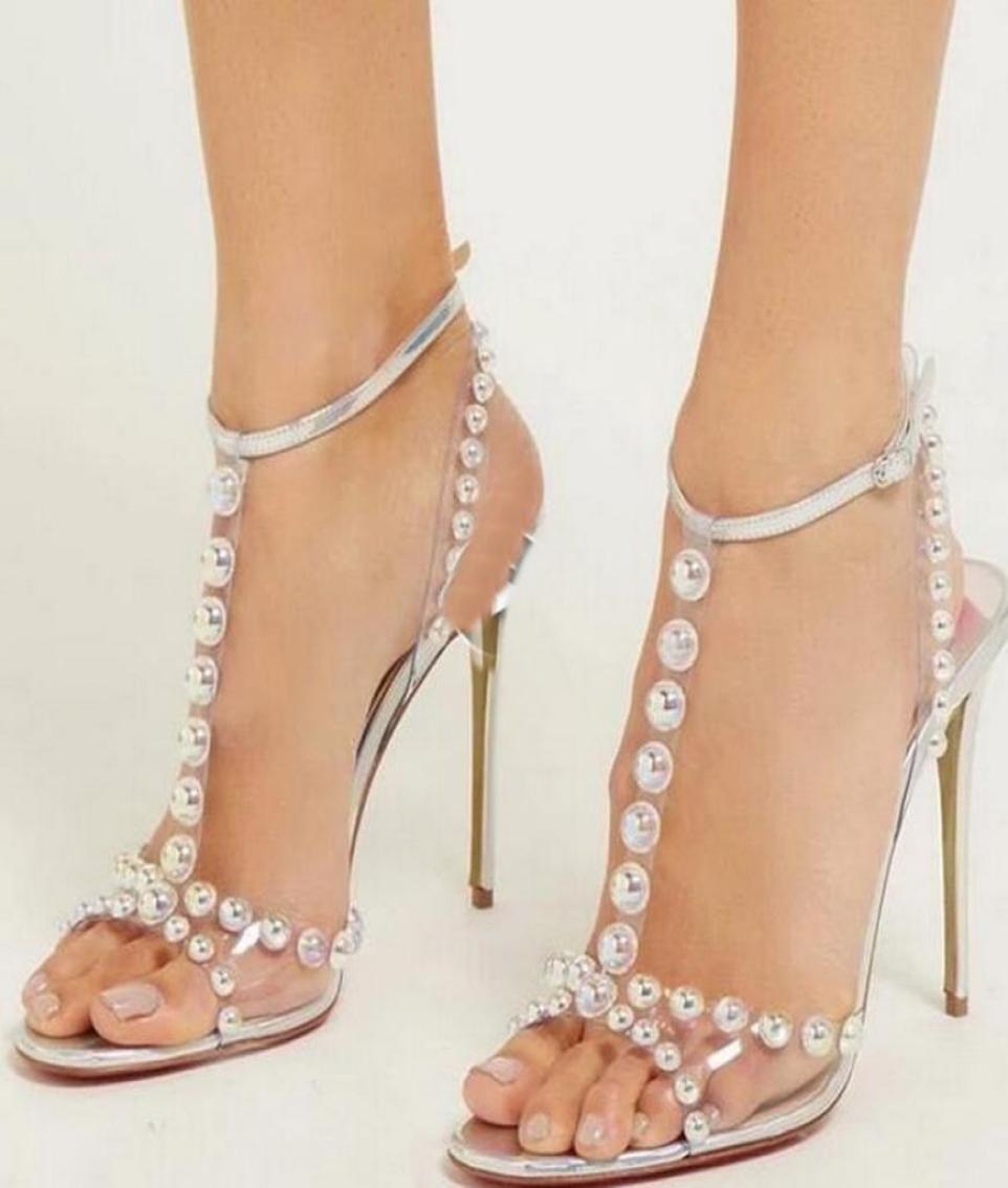 2022 New Arrival Pearl Transparent PVC Shoes Sexy Silver Sandal Heels Women039s Summer Shoes Open Toe Stiletto Party Wedding Fe4580425, Grey
2022 New Arrival Pearl Transparent PVC Shoes Sexy Silver Sandal Heels Women039s Summer Shoes Open Toe Stiletto Party Wedding Fe4580425, Grey
