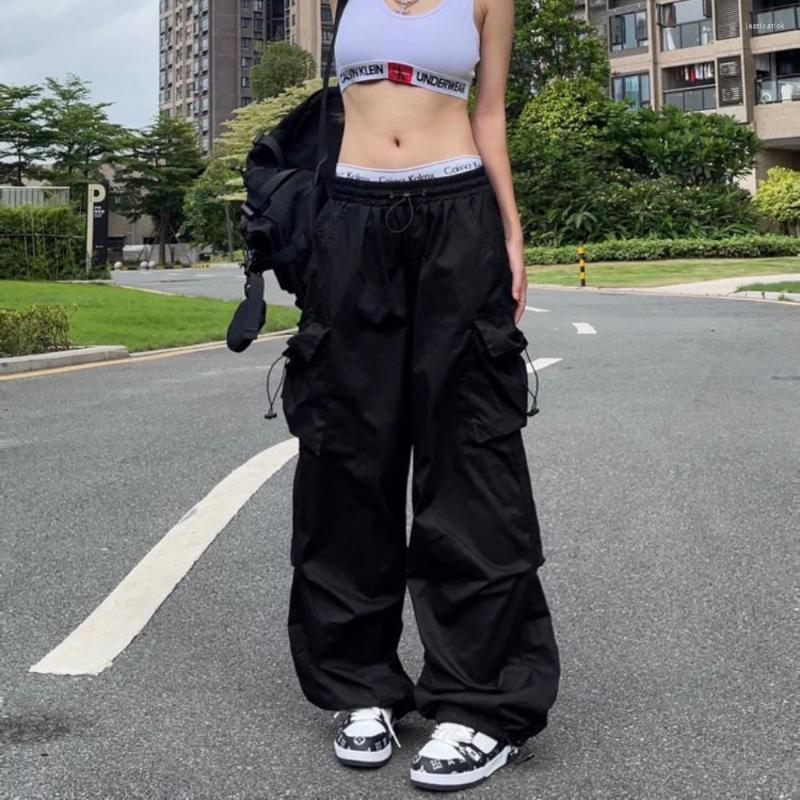 Women' Pants Y2K Parachute Women Hip-hop Streetwear Oversize Pockets Cargo Trousers Harajuku Autumn Wide Pantalone Style, Black
Women' Pants Y2K Parachute Women Hip-hop Streetwear Oversize Pockets Cargo Trousers Harajuku Autumn Wide Pantalone Style, Black