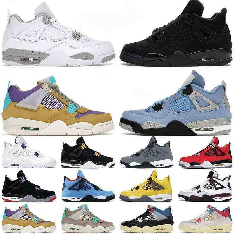 Mens basketball shoes 4s 4 Pure Money Black Cat Shimmer Fire Red Metallic Purple White Oreo Loyal Blue men Sports sneakers, 36
Mens basketball shoes 4s 4 Pure Money Black Cat Shimmer Fire Red Metallic Purple White Oreo Loyal Blue men Sports sneakers, 36