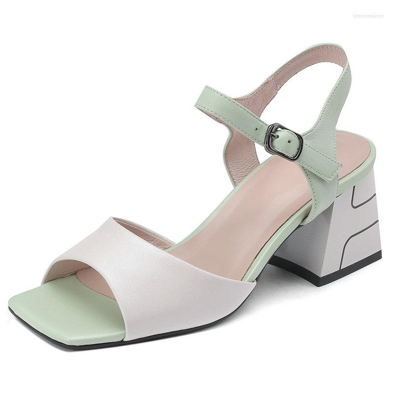 Sandals 2023 Women Brand Sexy Buckles Genuine Leather High Heels Pumps For Summer Est Party Prom Shoes 34-40, Beige
Sandals 2023 Women Brand Sexy Buckles Genuine Leather High Heels Pumps For Summer Est Party Prom Shoes 34-40, Beige