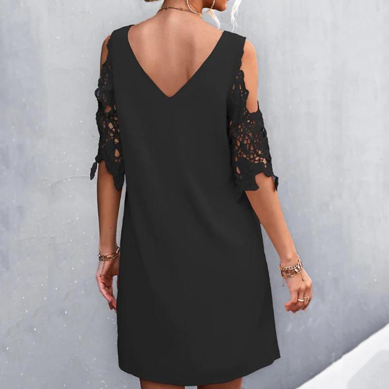 Casual Dresses Summer Spring For Women Strappy Cold Shoulder Shirt Dress Trendy Hollow Loose Short Holiday Party, Red
Casual Dresses Summer Spring For Women Strappy Cold Shoulder Shirt Dress Trendy Hollow Loose Short Holiday Party, Red