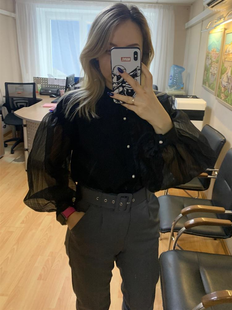Women's Blouses Spring Summer 2023 Patchwork Tulle Transparent Korean Fashion Chic Shirts Retro Elegant Lady Tops, Black shirt
Women's Blouses Spring Summer 2023 Patchwork Tulle Transparent Korean Fashion Chic Shirts Retro Elegant Lady Tops, Black shirt