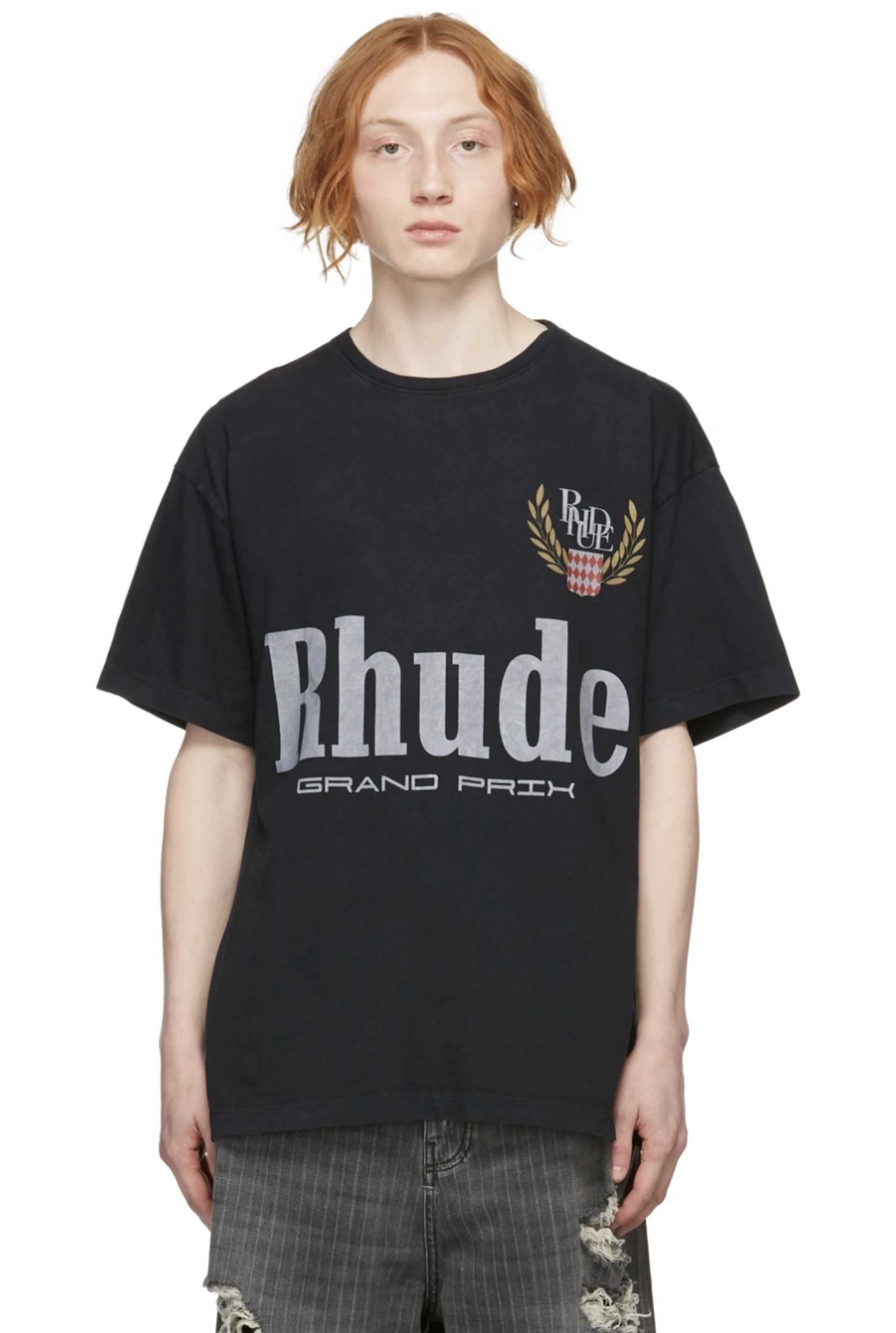 Designer Fashion Clothing Tees Hip hop TShirts Rhude Wheat Ear Letter Round Neck American High Street T-shirt Loose Cotton Streetwear Tops Sportswear, Black
Designer Fashion Clothing Tees Hip hop TShirts Rhude Wheat Ear Letter Round Neck American High Street T-shirt Loose Cotton Streetwear Tops Sportswear, Black