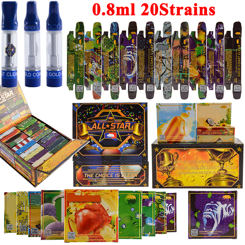 Gold Coast Clear All Star Edition Atomizer GCC Vape Cartridges With Box Packaging 0.8ml Dab Pens featuring Glass Tanks Ceramic Coils 510 Thread and Wax Vaporizers
Gold Coast Clear All Star Edition Atomizer GCC Vape Cartridges With Box Packaging 0.8ml Dab Pens featuring Glass Tanks Ceramic Coils 510 Thread and Wax Vaporizers