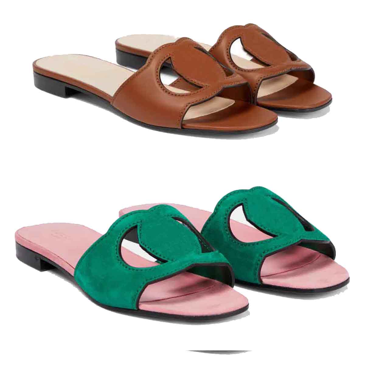 Women sandal slippers slider leather Interlocking G- cutout suede sandals Slippers Cut-out Slide Sandal Calf Leather Sexy Ladies Fashion Cut out flip flop With Box
Women sandal slippers slider leather Interlocking G- cutout suede sandals Slippers Cut-out Slide Sandal Calf Leather Sexy Ladies Fashion Cut out flip flop With Box