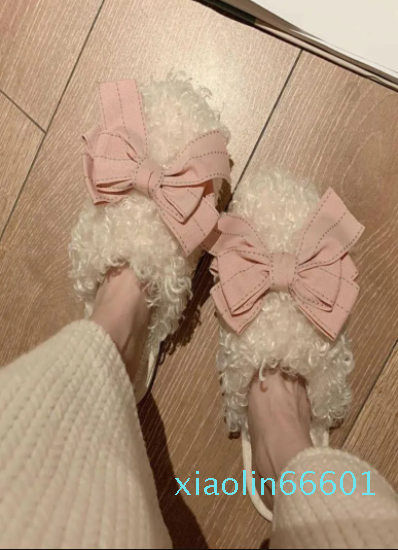 Women Faux Wool Fur Slippers At Home Indoor Women Winter Slippers Cute Bow White Fluffy Slippers For Girls Bedroom Sleeper Shoes H5629313, Navy
Women Faux Wool Fur Slippers At Home Indoor Women Winter Slippers Cute Bow White Fluffy Slippers For Girls Bedroom Sleeper Shoes H5629313, Navy