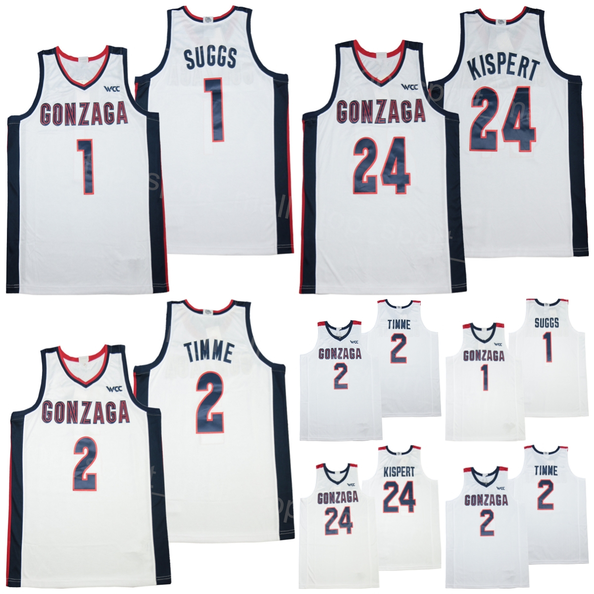 College Basketball Gonzaga 1 Jalen Suggs Jersey 2 Drew Timme 24 Corey Kispert White Team University Breathable Moive For Sport Fans Pullover Pure Cotton Sewn NCAA
College Basketball Gonzaga 1 Jalen Suggs Jersey 2 Drew Timme 24 Corey Kispert White Team University Breathable Moive For Sport Fans Pullover Pure Cotton Sewn NCAA