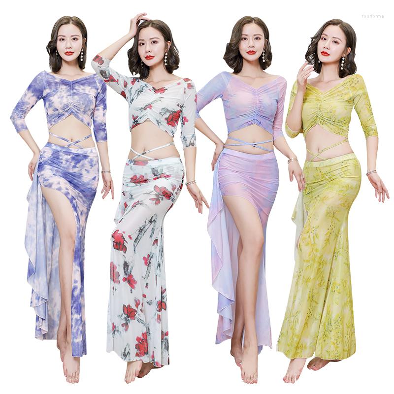 Stage Wear Belly Dance Costume For Women Skirts Oriental Clothes Practice Top Skirt Split Professional, Yellow-2pcs
Stage Wear Belly Dance Costume For Women Skirts Oriental Clothes Practice Top Skirt Split Professional, Yellow-2pcs