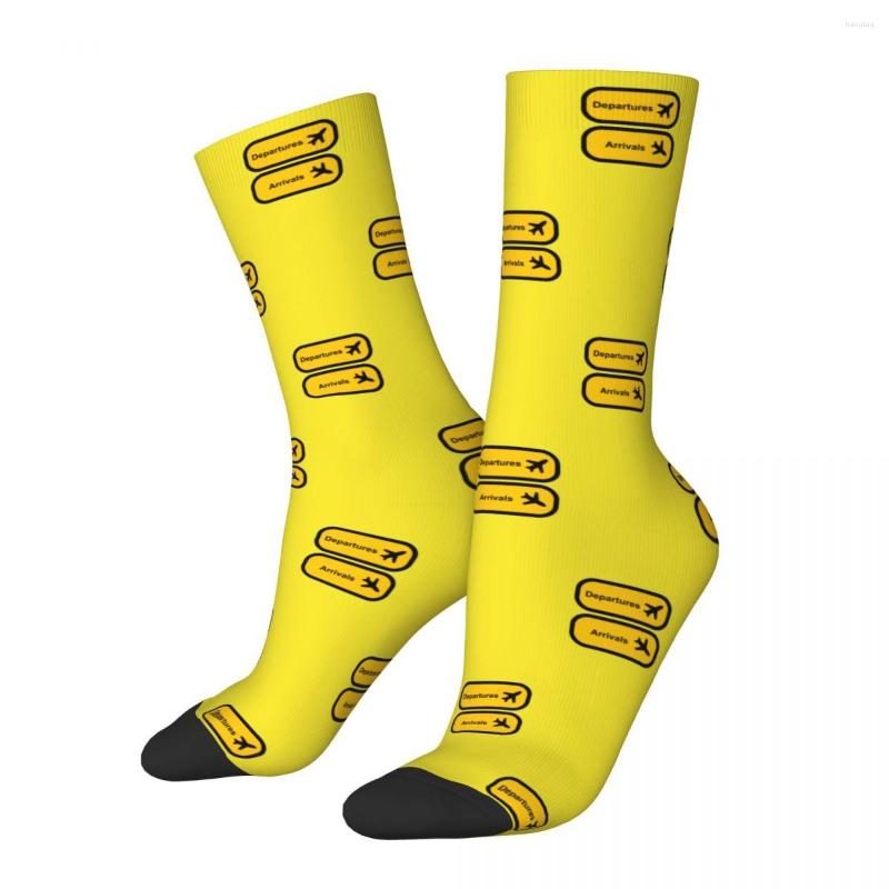 Men's Socks Arrival Departure Men Women Polyester Fashion Arrives The Exit Harajuku Autumn Winter Middle Tube Gift, White
Men's Socks Arrival Departure Men Women Polyester Fashion Arrives The Exit Harajuku Autumn Winter Middle Tube Gift, White