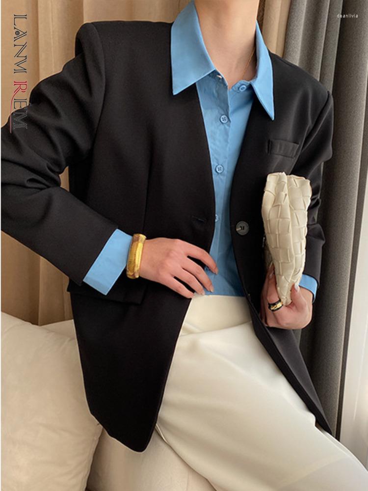 Women' Suits LANMREM Designer Blazer Coat Women' Spliced Color Block Single Breasted Long Sleeevs Korean Female Clothing 2023 2YA1241, Beige
Women' Suits LANMREM Designer Blazer Coat Women' Spliced Color Block Single Breasted Long Sleeevs Korean Female Clothing 2023 2YA1241, Beige