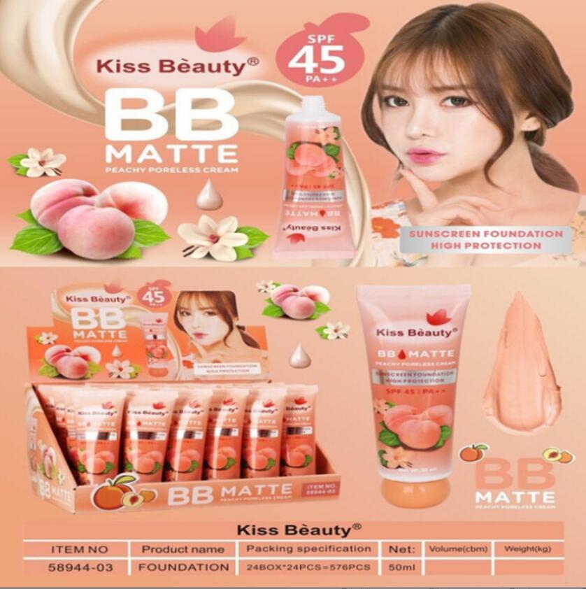 

the ordinary hair serum KISS BEAUTY Peach liquid foundation Light concealer Brighten and Moisturize Skin Natural concealer BB cream 58944, Randomly sended color