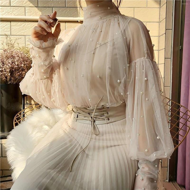Ethnic Clothing Sleep Camisole Women's Long Puff Sleeve Pearl Button Chiffon Sheer Top Two-piece Chain Back Bra
Ethnic Clothing Sleep Camisole Women's Long Puff Sleeve Pearl Button Chiffon Sheer Top Two-piece Chain Back Bra
