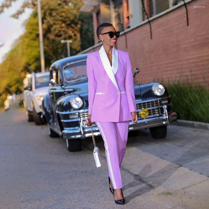 Women's Two Piece Pants 2023 2 Pcs Set Purple Women Suits White Shawl Neck Coat For Office Ladies Blazer Pantsuits Party Business Custom, Photo color
Women's Two Piece Pants 2023 2 Pcs Set Purple Women Suits White Shawl Neck Coat For Office Ladies Blazer Pantsuits Party Business Custom, Photo color