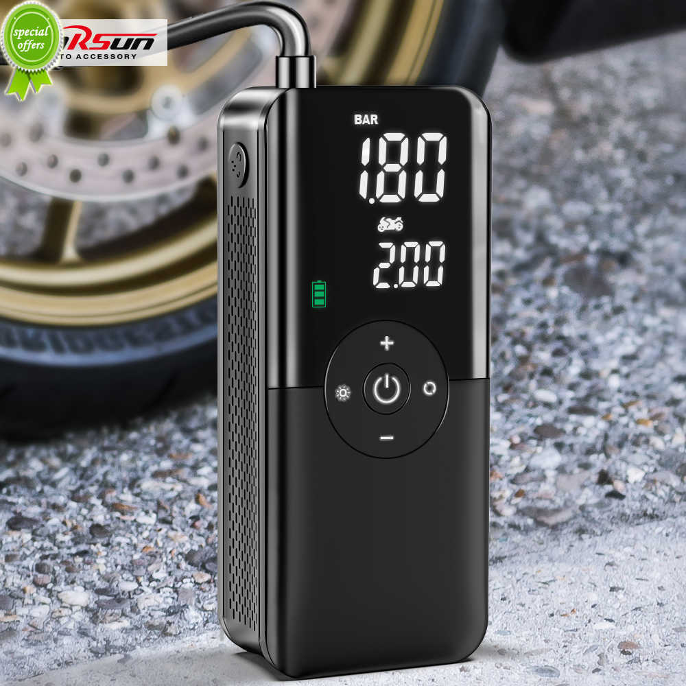 Air Compressor 12v Air Pump For Car Portable Tyre Inflator Electric Motorcycle Pump Air Compressor For Car Motorcycles Bicycles