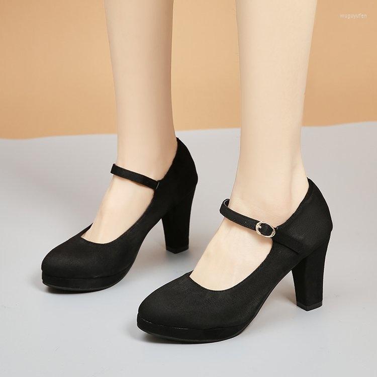 Dress Shoes Pointed Toe Thin Heel One Word Buckle Band Womens Pumps Sexy Solid Flock Platform Work Big Size High Heels, Black
Dress Shoes Pointed Toe Thin Heel One Word Buckle Band Womens Pumps Sexy Solid Flock Platform Work Big Size High Heels, Black