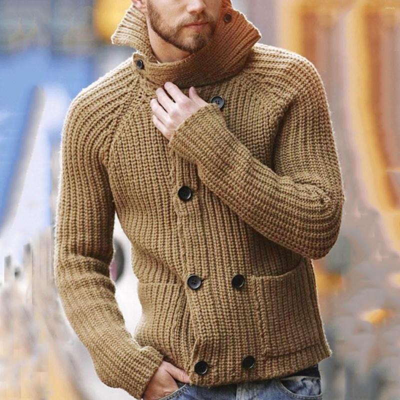 Men' Sweaters Male Autumn And Winter Sweater Thick Jacquard Long Button Knit Warm Soild Color Jacket Coat, Khaki
Men' Sweaters Male Autumn And Winter Sweater Thick Jacquard Long Button Knit Warm Soild Color Jacket Coat, Khaki