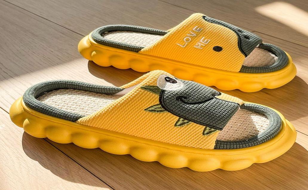 Spring And Autumn Linen Slippers Cute Cartoon Four Seasons Thick Soles Soft Comfortable Indoor Quiet NonSlip2431994, Purple
Spring And Autumn Linen Slippers Cute Cartoon Four Seasons Thick Soles Soft Comfortable Indoor Quiet NonSlip2431994, Purple