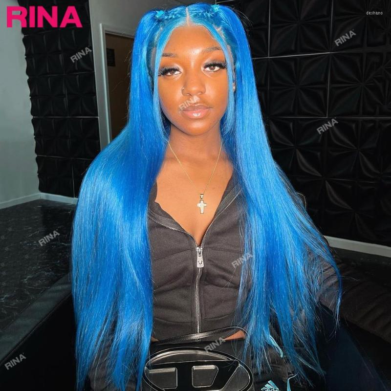 Light Blue Straight Human Hair Lace Front Wig Colored 13X4 Frontal Brazilian Wigs For Black Women, 613 color
Light Blue Straight Human Hair Lace Front Wig Colored 13X4 Frontal Brazilian Wigs For Black Women, 613 color