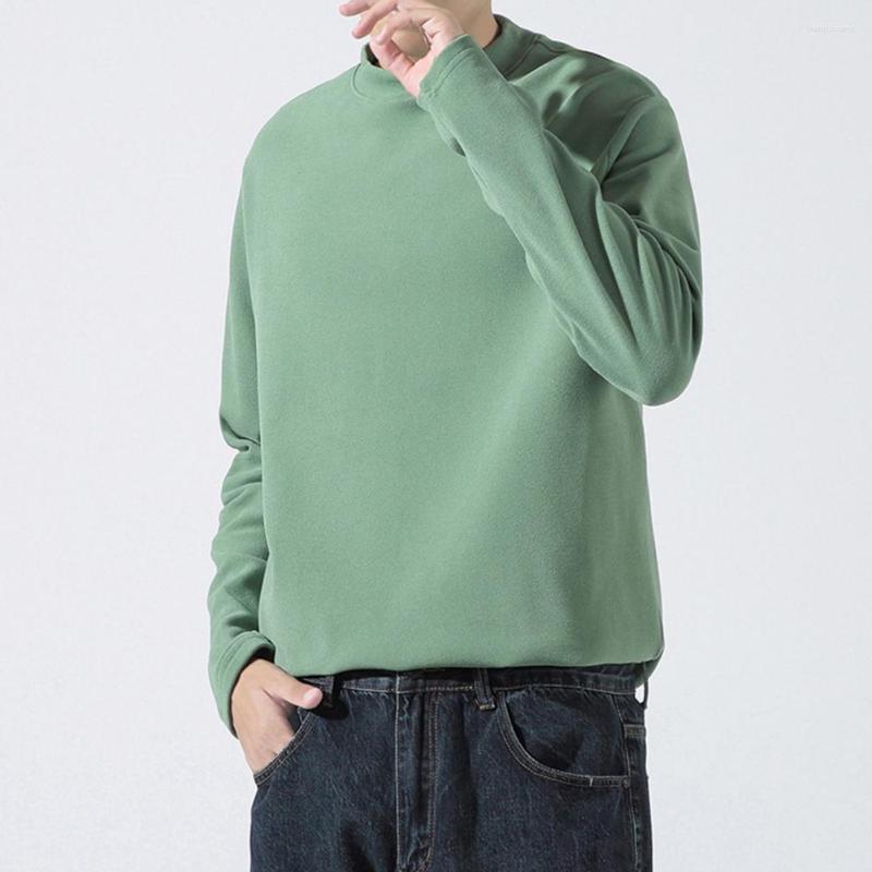 Men's T Shirts Autumn T-shirt Half HIgh Collar Mid Length Keep Warm Spring Men Garment, Black
Men's T Shirts Autumn T-shirt Half HIgh Collar Mid Length Keep Warm Spring Men Garment, Black