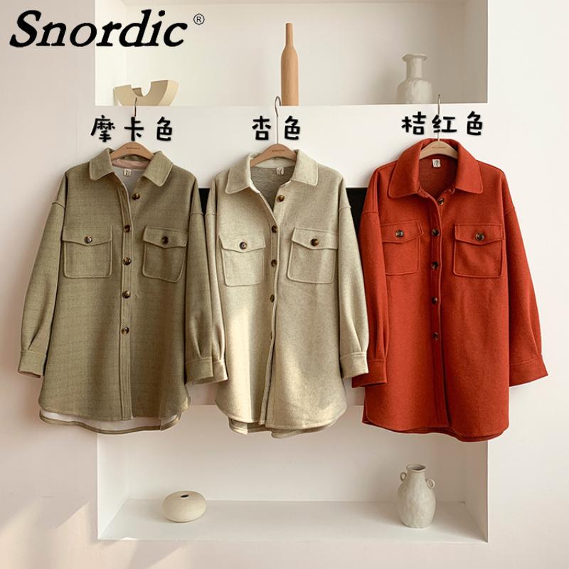 Fur 2021 Women Autumn Winter Jacket Loose Straight Coat Single Breasted Lapel Collar Thick Outerwear, Orange
Fur 2021 Women Autumn Winter Jacket Loose Straight Coat Single Breasted Lapel Collar Thick Outerwear, Orange