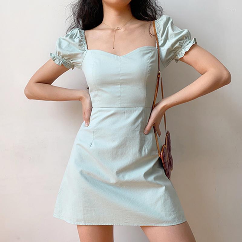 Casual Dresses Lucyever Summer Square Collar High Waist Mini Dress Women 2023 Solid Color Puff Sleeve Female Slim Fit A Line Lady, Green
Casual Dresses Lucyever Summer Square Collar High Waist Mini Dress Women 2023 Solid Color Puff Sleeve Female Slim Fit A Line Lady, Green