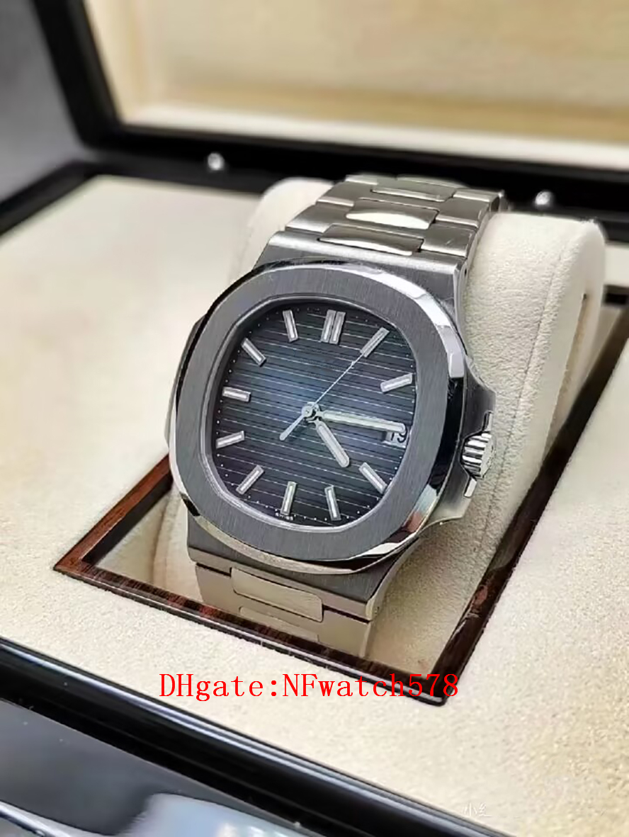 New Nautilus Waterproof Watch Automatic Watches 5711 Silver Strap Blue Stainless Mens Mechanical Montre De Luxe Wristwatch Original Box
New Nautilus Waterproof Watch Automatic Watches 5711 Silver Strap Blue Stainless Mens Mechanical Montre De Luxe Wristwatch Original Box